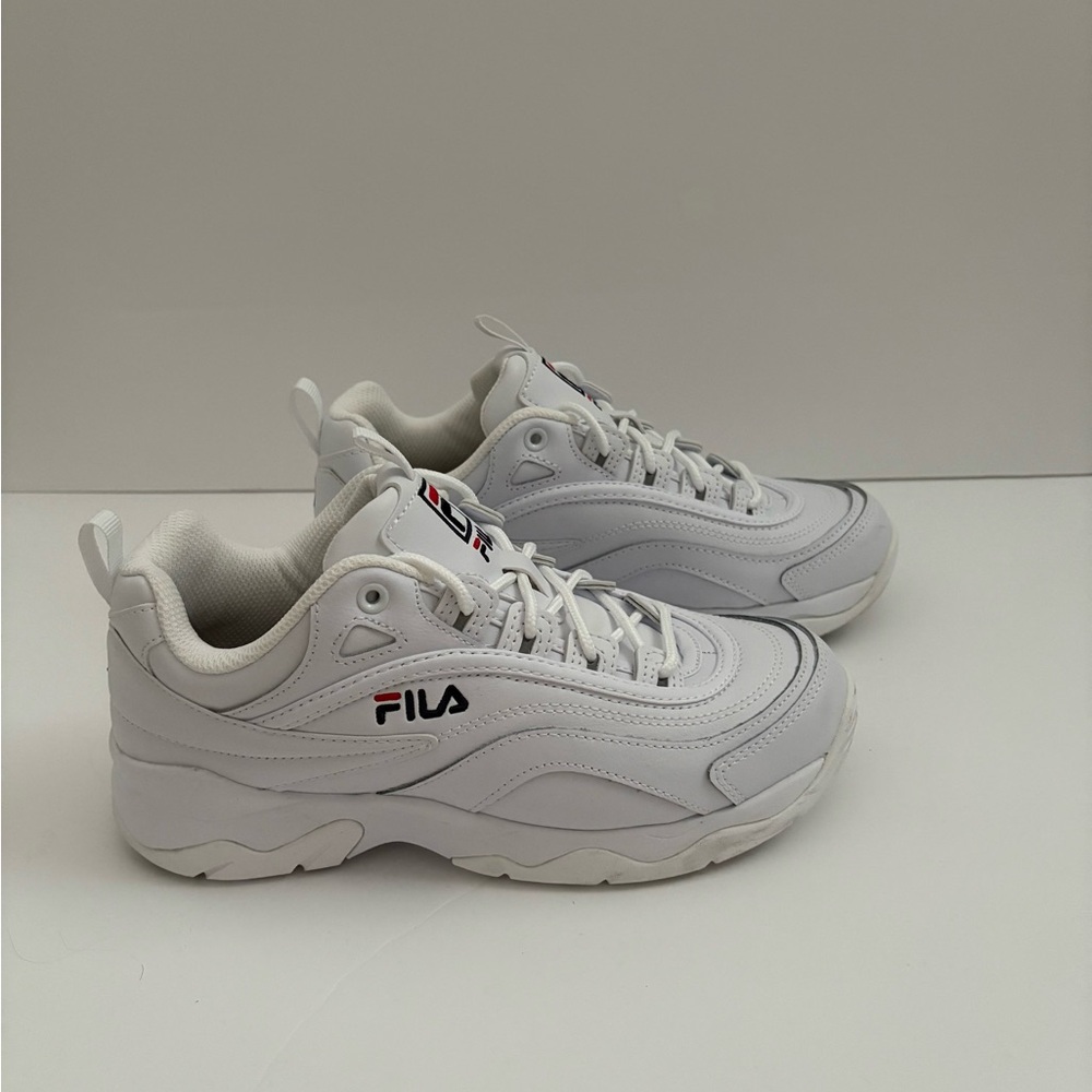 Fila White vintage style Athletic Shoes - Picture 4 of 12